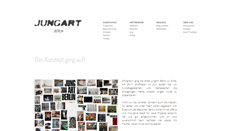 Desktop Screenshot of jungart-berlin.com