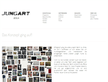 Tablet Screenshot of jungart-berlin.com